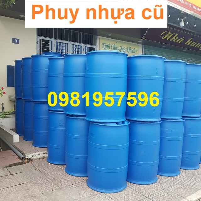 Thùng phuy nhựa 220 lít có độ bền cao, Có khả năng chống chịu va đập